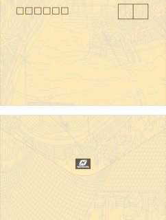 信封信紙印刷效果